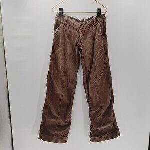 Vintage Tre Flared Brown Denim Jeans Front Slash Pockets vintage cargo pants